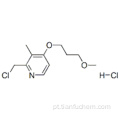 Cloridrato de 2-clorometil-3-metil-4- (3-metoxipropoxi) piridina CAS 153259-31-5